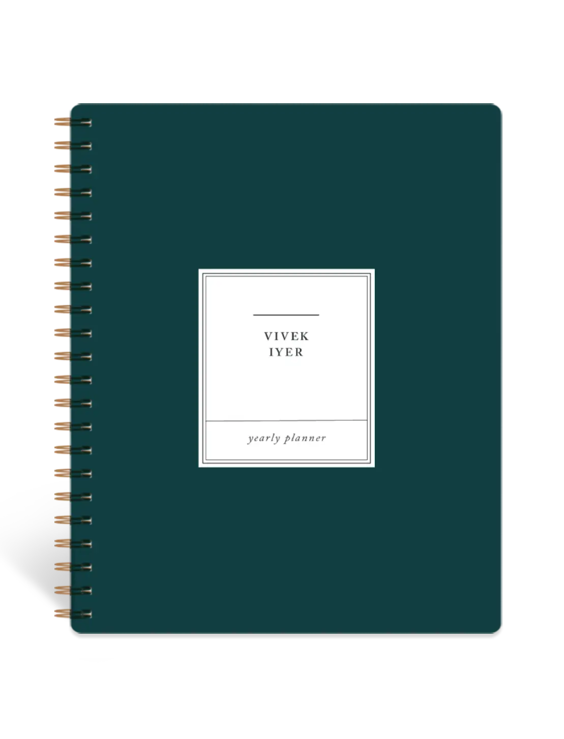 Personalized 2025 Planners