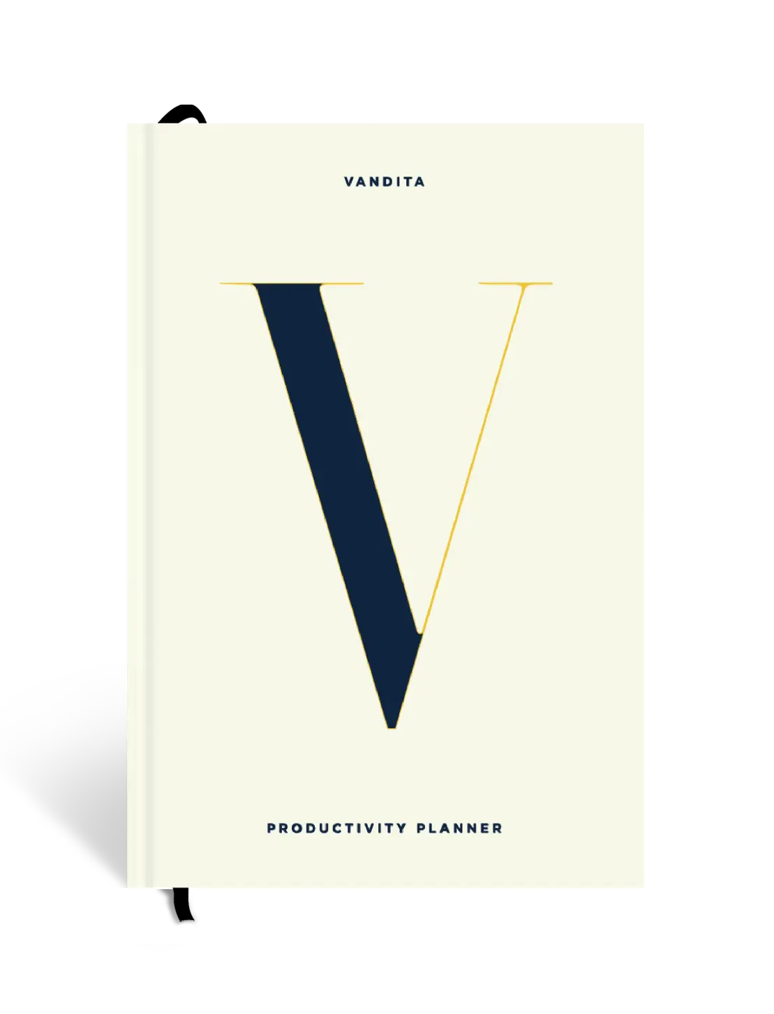 Initials V: A Personalized Ruled Notebook