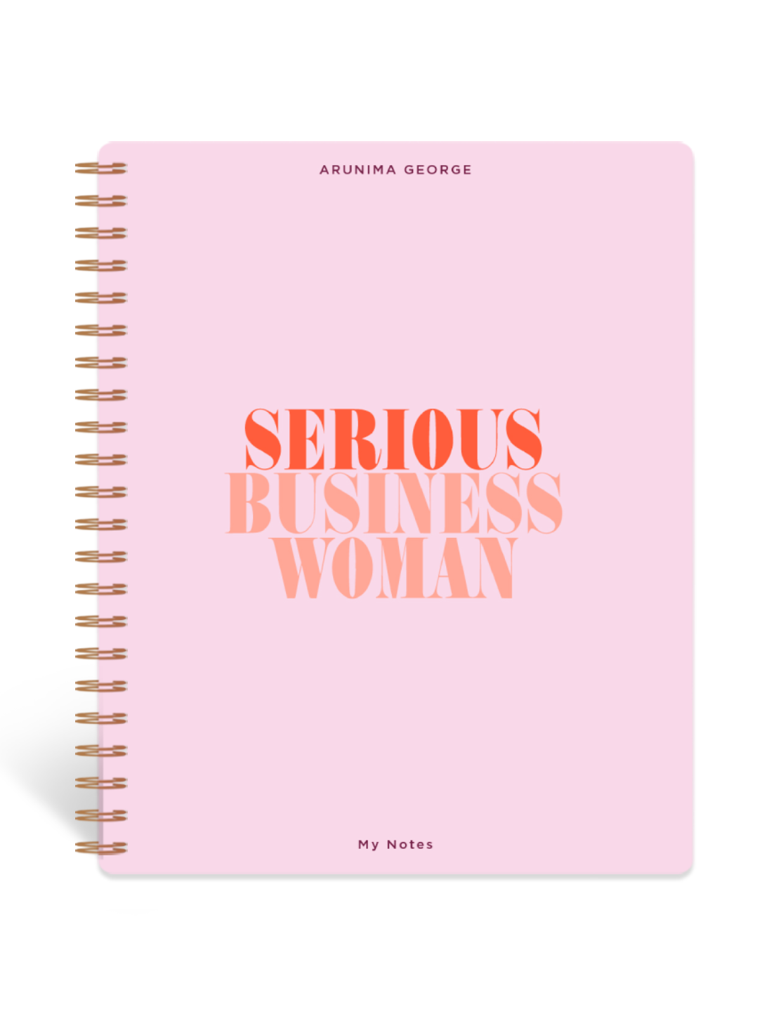 Serious Business Woman: A Lined Notebook for Success