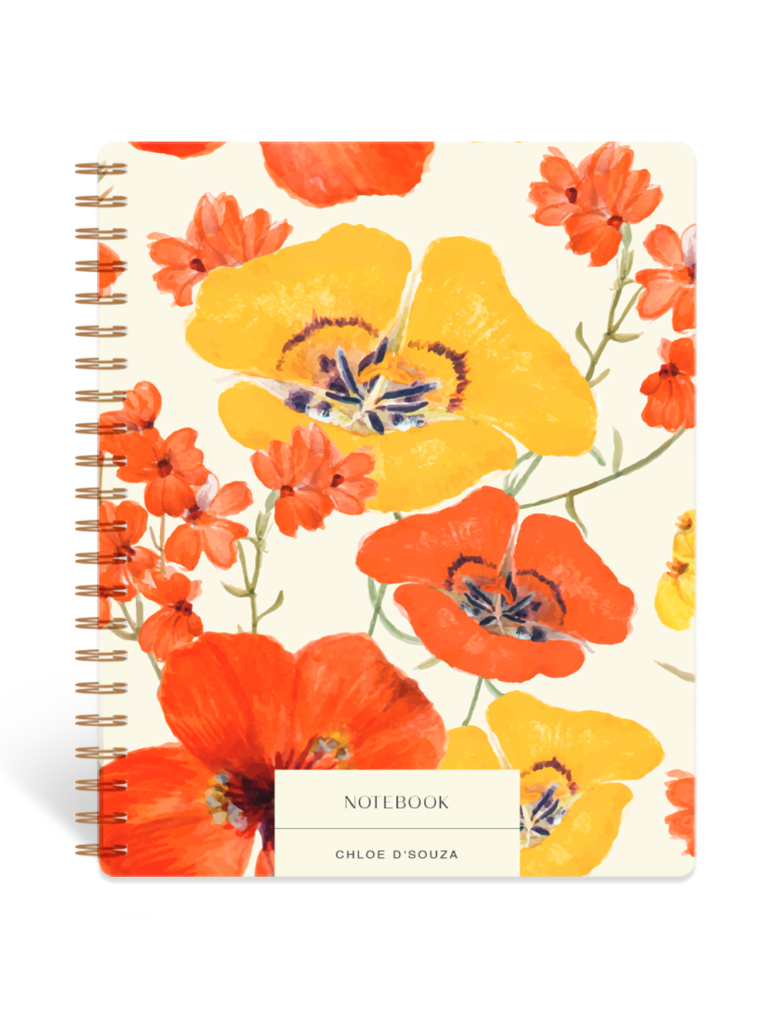 Blossom: A Floral Ruled Notebook