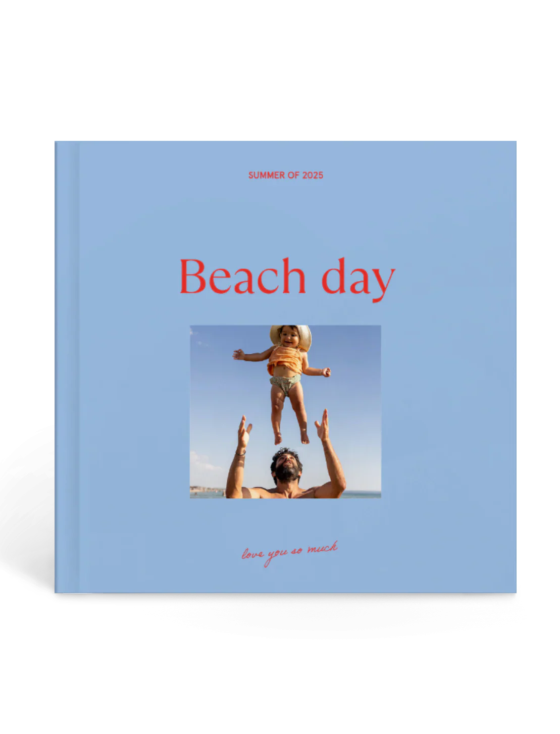 summer beach photo album, family vacation memories, seaside day book, beach adventure keepsake