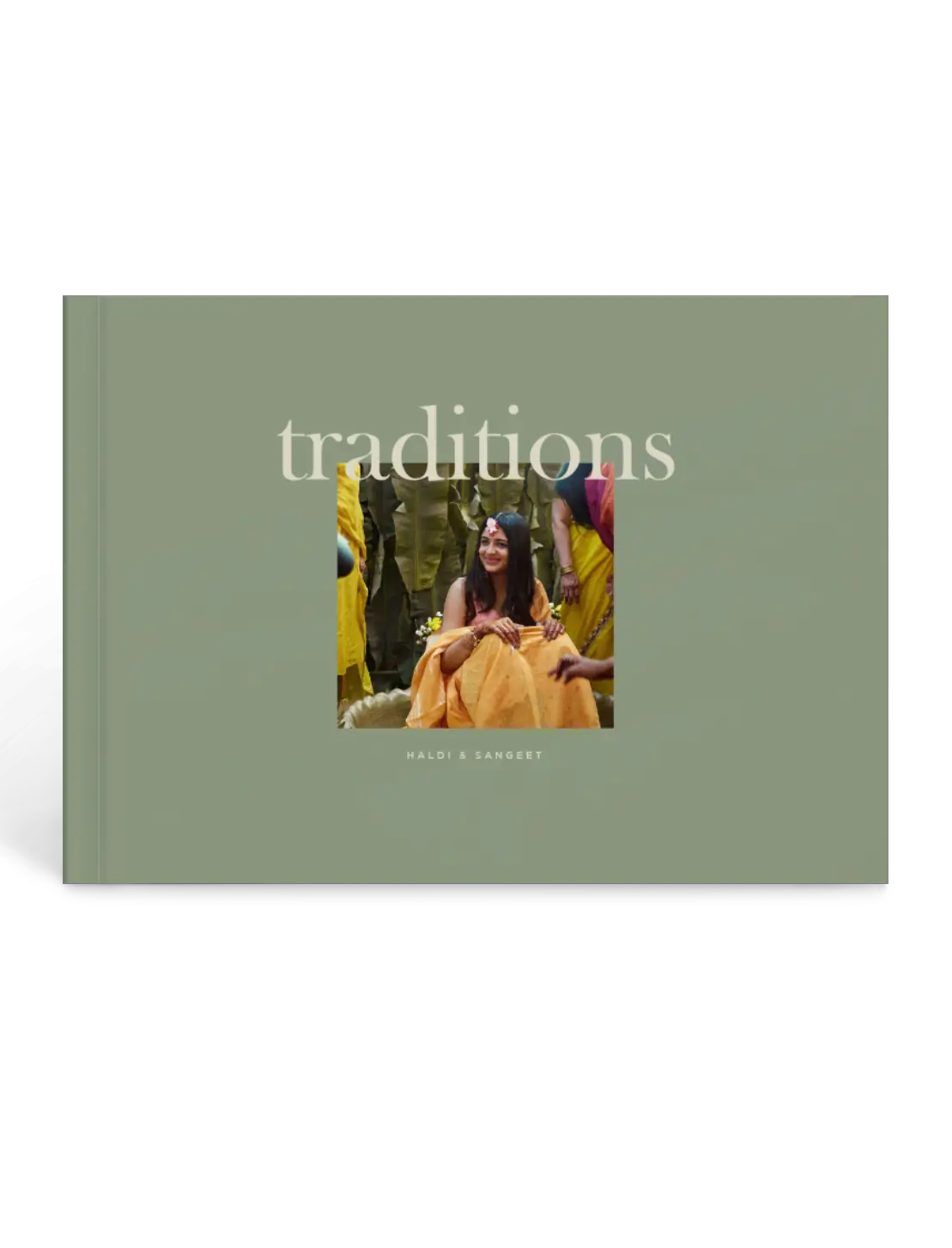 Indian wedding traditions album, pre-wedding ceremony memories, haldi sangeet photos, colorful wedding traditions, cultural wedding keepsake