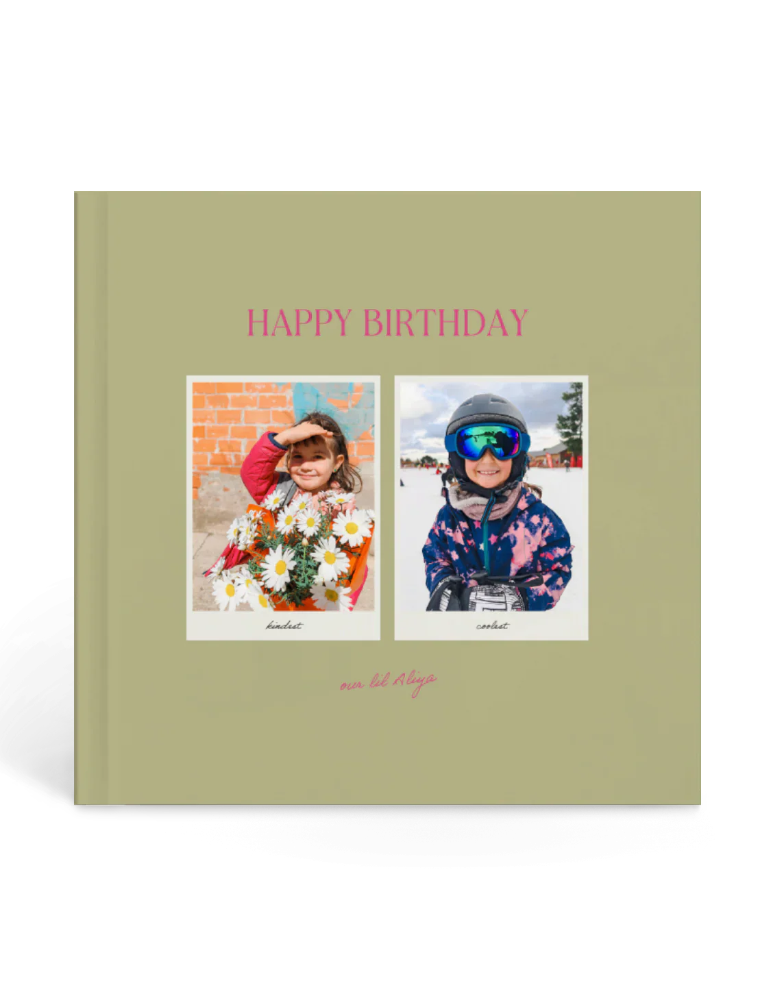 personalized birthday photo album, custom celebration book, birthday keepsake gift, special day memories