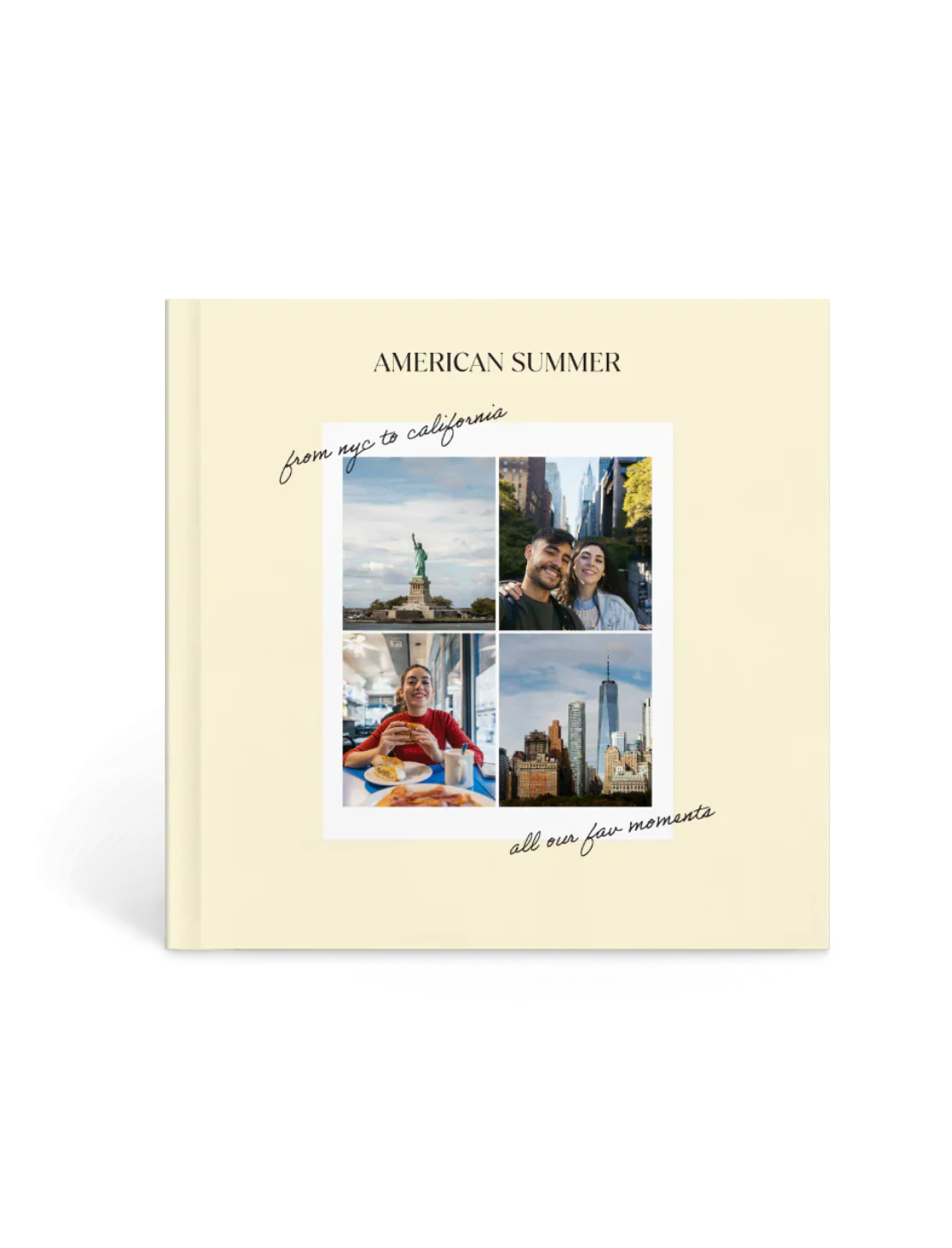 family vacation photo book, summer travel memories, road trip album, custom travel souvenir, family memory keepsake